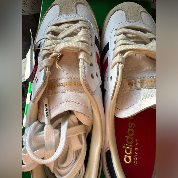 Adidas X Sporty & Rich  Samba OG Red White Blue gum unisex New main image 10